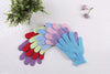 LPOW Bath Gloves 8 Pairs Double Sided Exfoliating Gloves Body Scrubber Scrubbing Glove Bath Mitts Scrubs